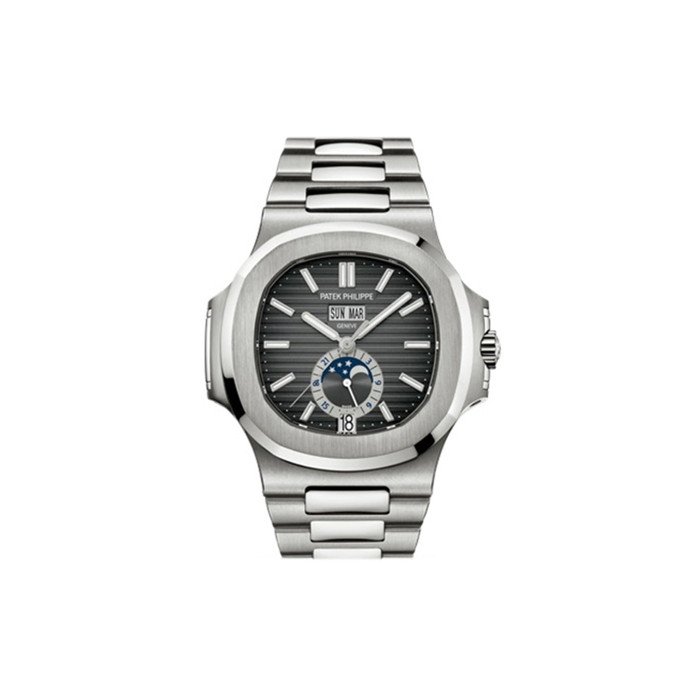 P**ek Ph**ppe nautilus black dial men''s watch 5726/1a-001